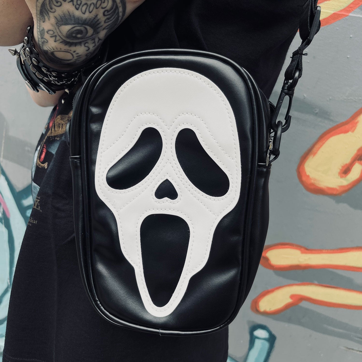 Screamy Ghost Mini Messenger Bag