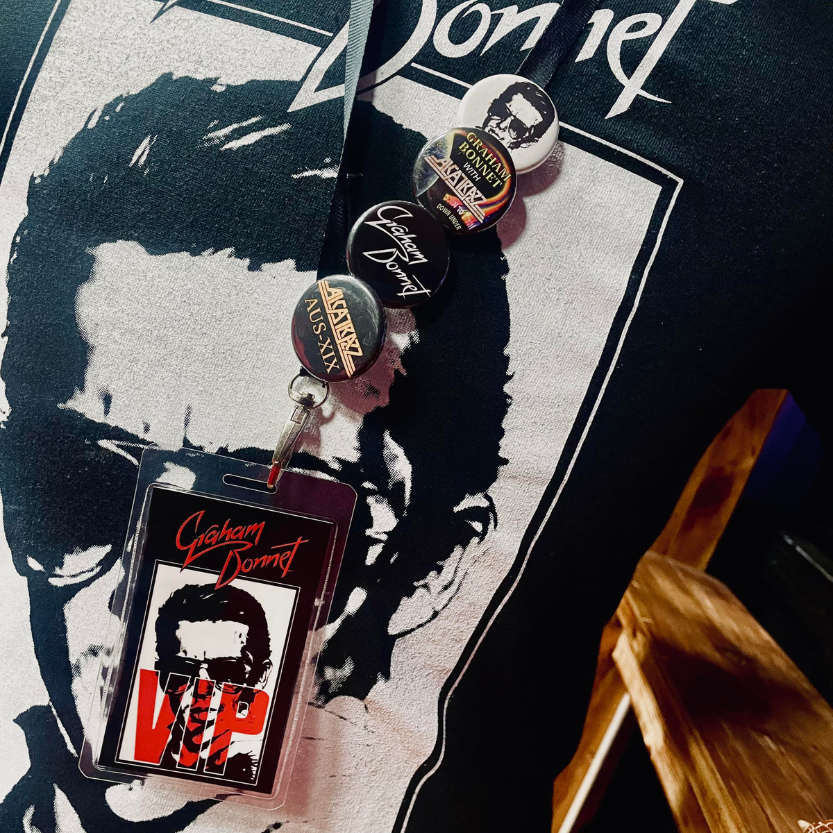 Graham Bonnet Tour Lanyard Laminate