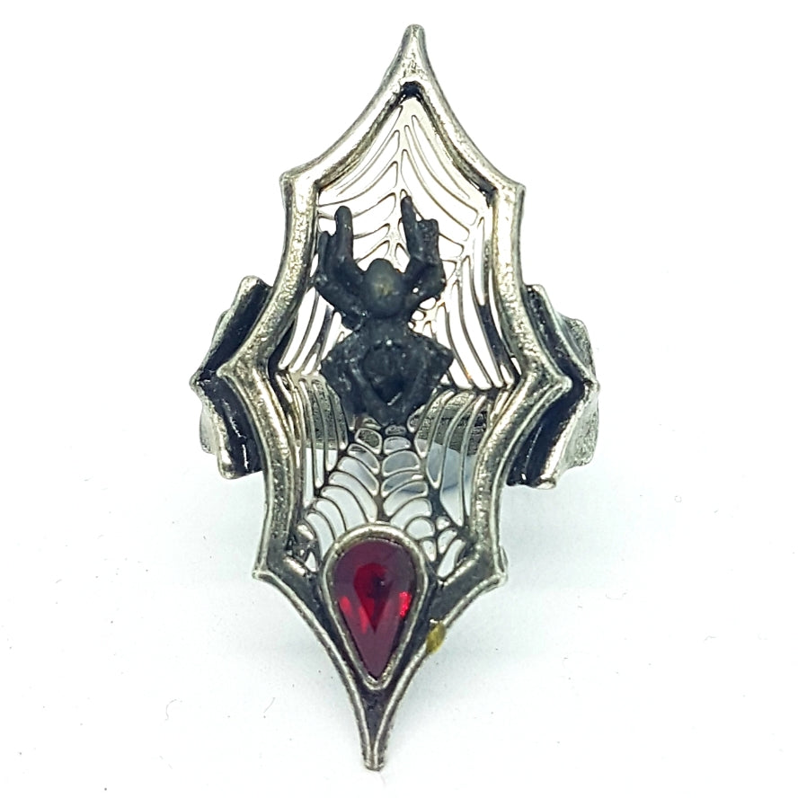 Spinners Woe Spiderweb Ring