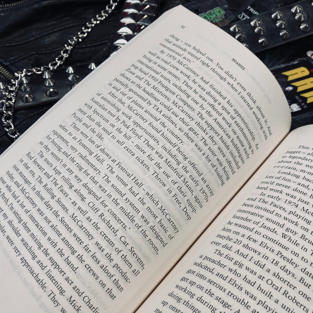 Roadies The Secret History of Australian Rock 'n' Roll Softcover Book