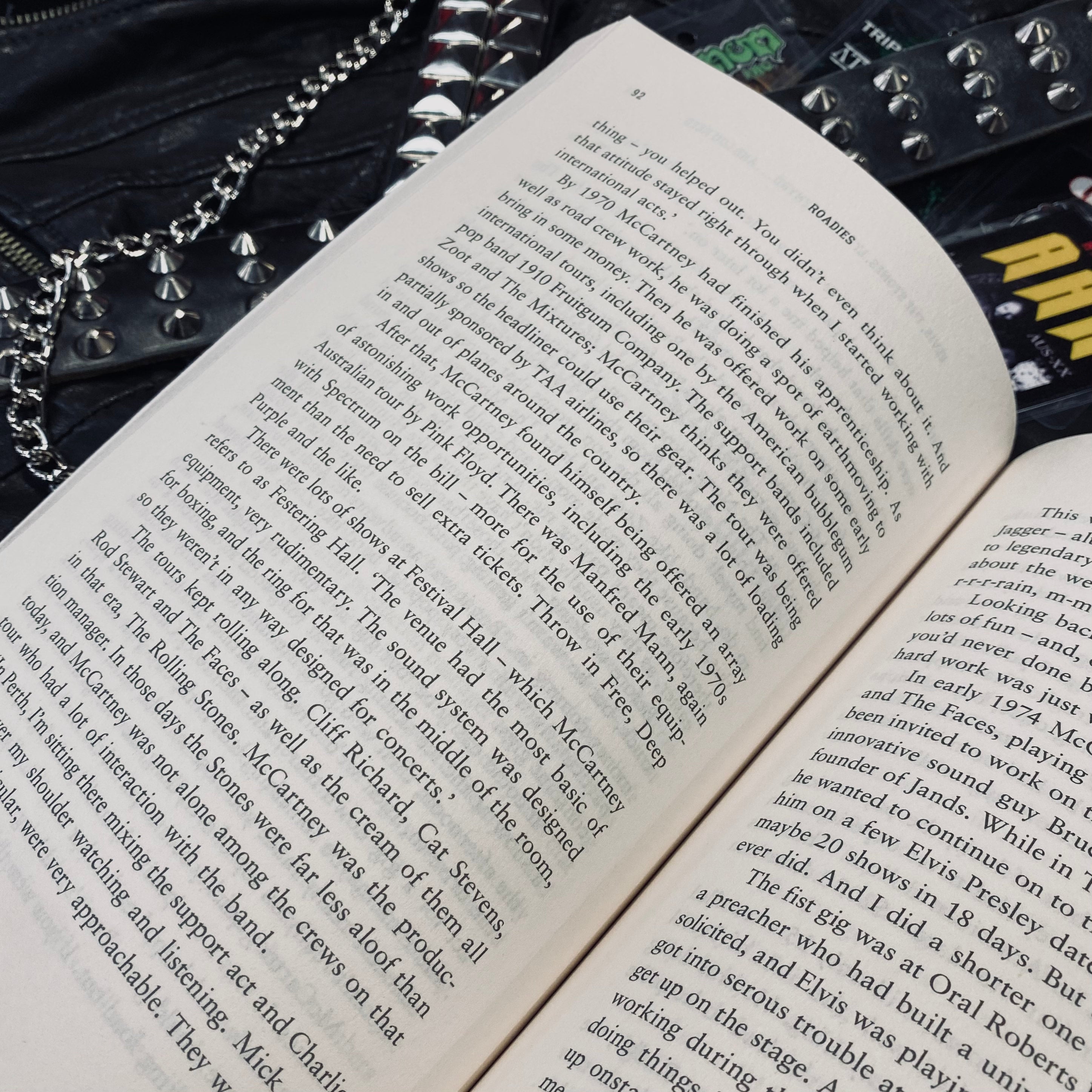 Roadies The Secret History of Australian Rock 'n' Roll Softcover Book