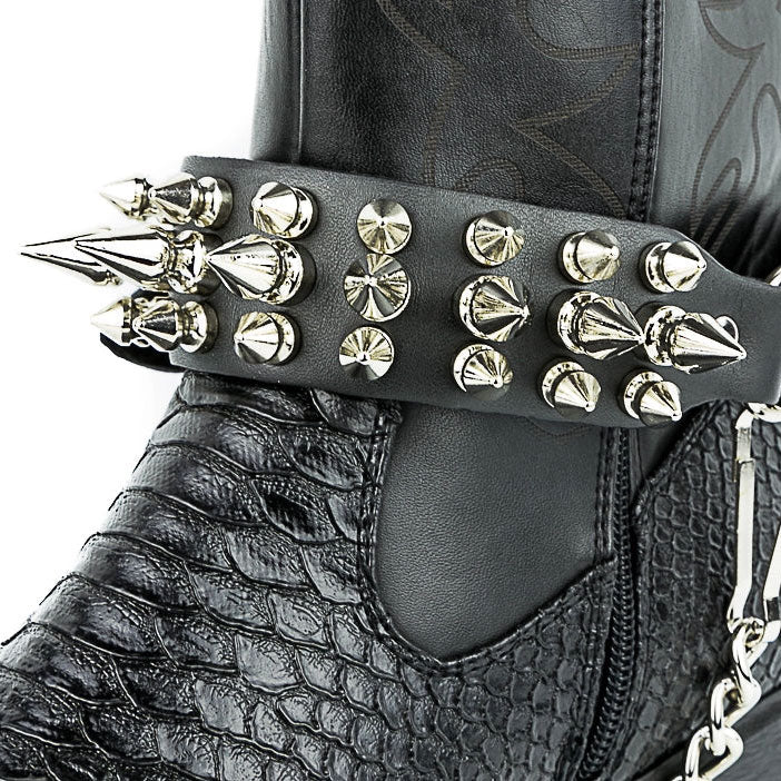 Psychosis Leather Bootstraps