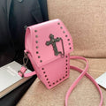 Bubblegum Devotion Studded Crossbody Bag