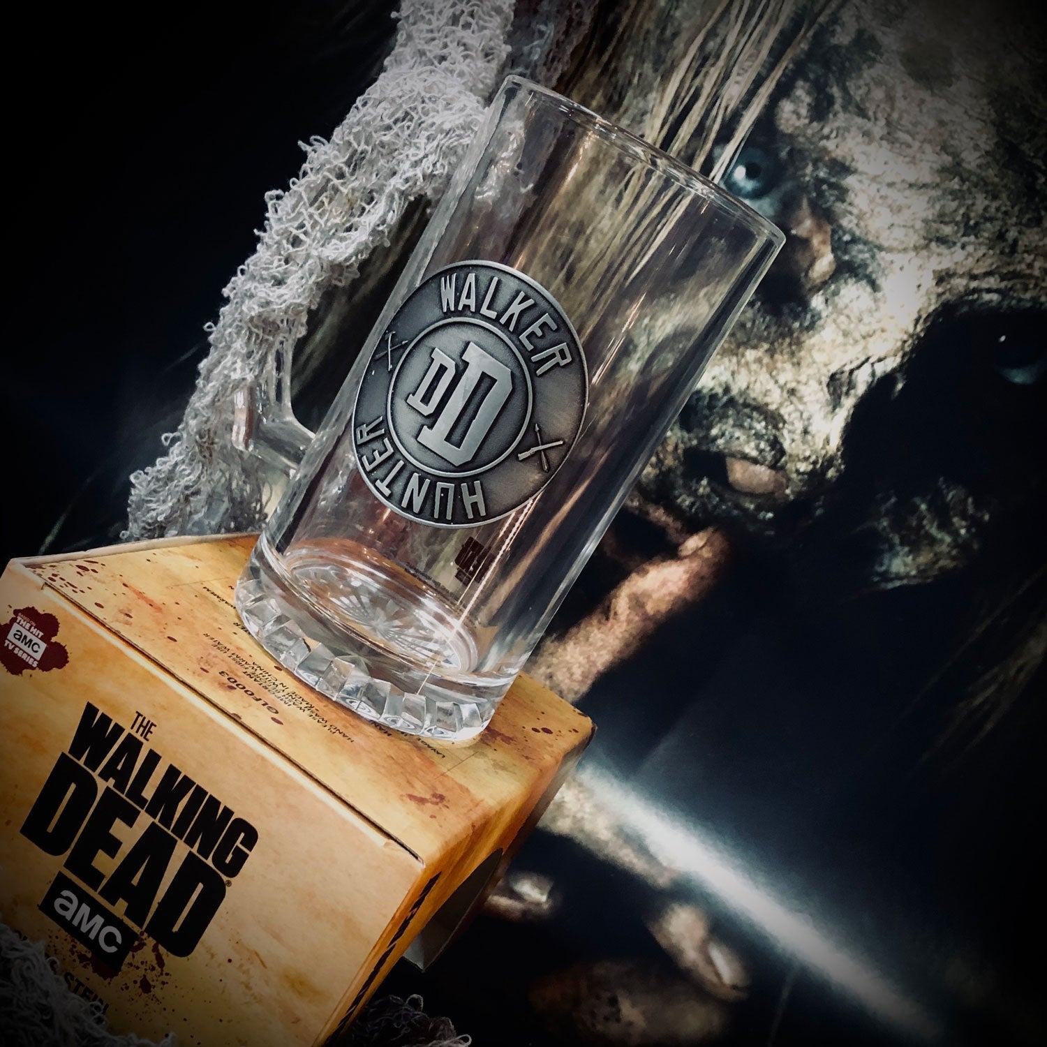 Walking Dead Stein Glass