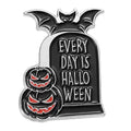 Everyday Halloween Tombstone Enamel Pin