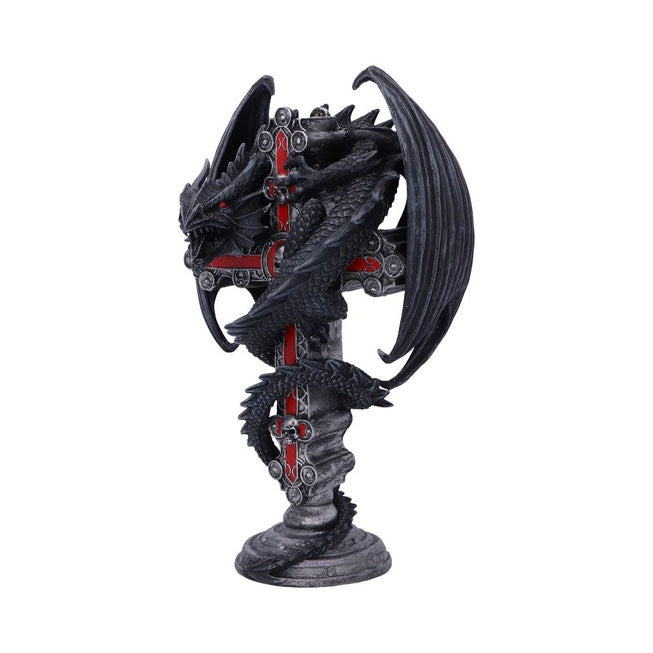 Gothic Guardian Dragon Candle Holder
