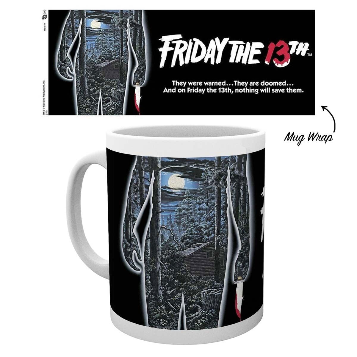 Friday the 13th Jason Voorhees They We're Warned Mug