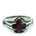 Bathory Red Crystal Ring