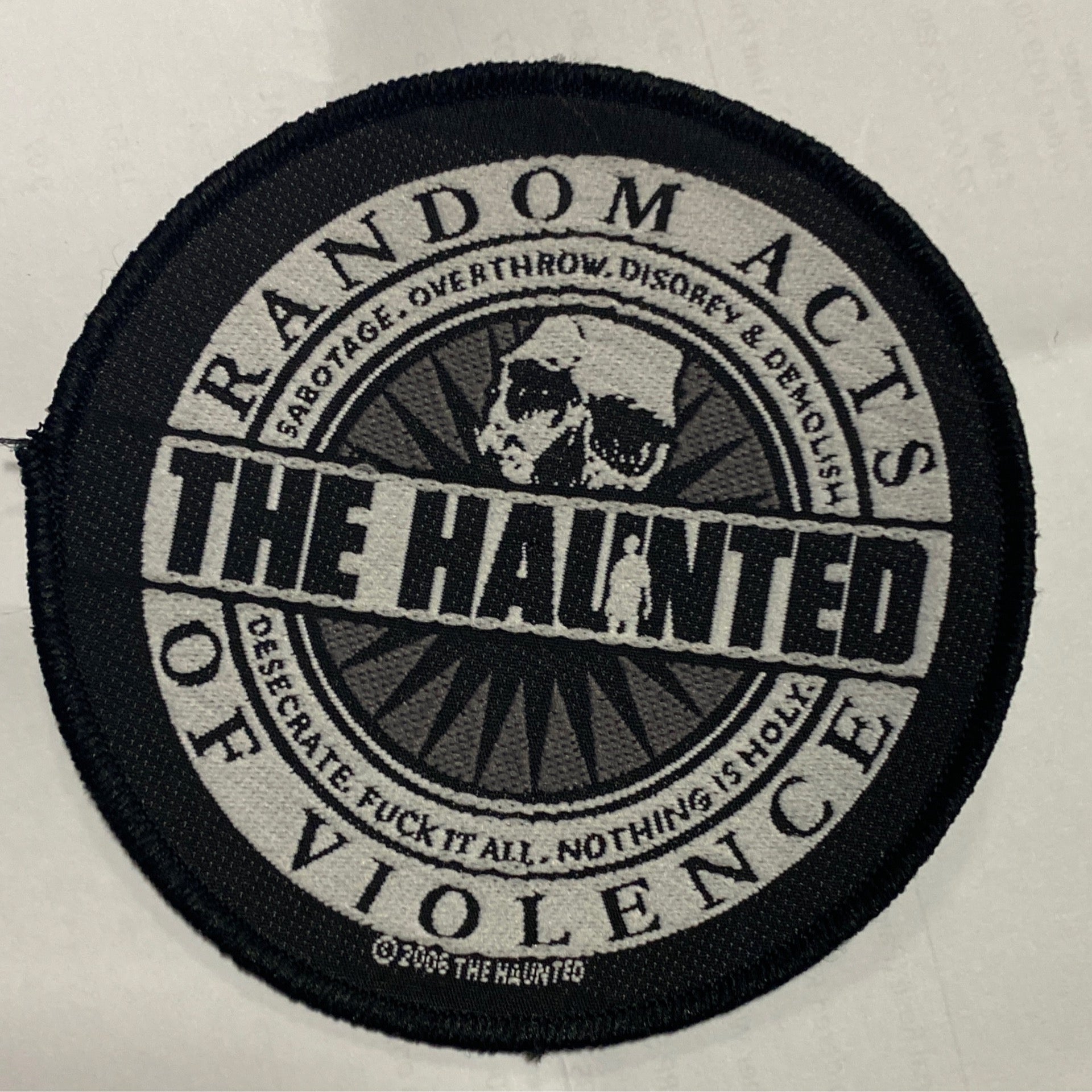 HAUNTED, (The) Round Patch