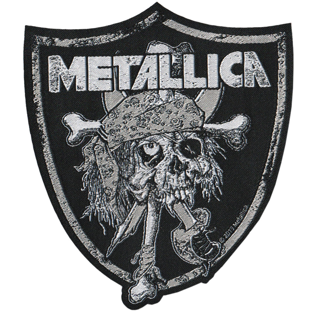 METALLICA Raiders Skull Patch