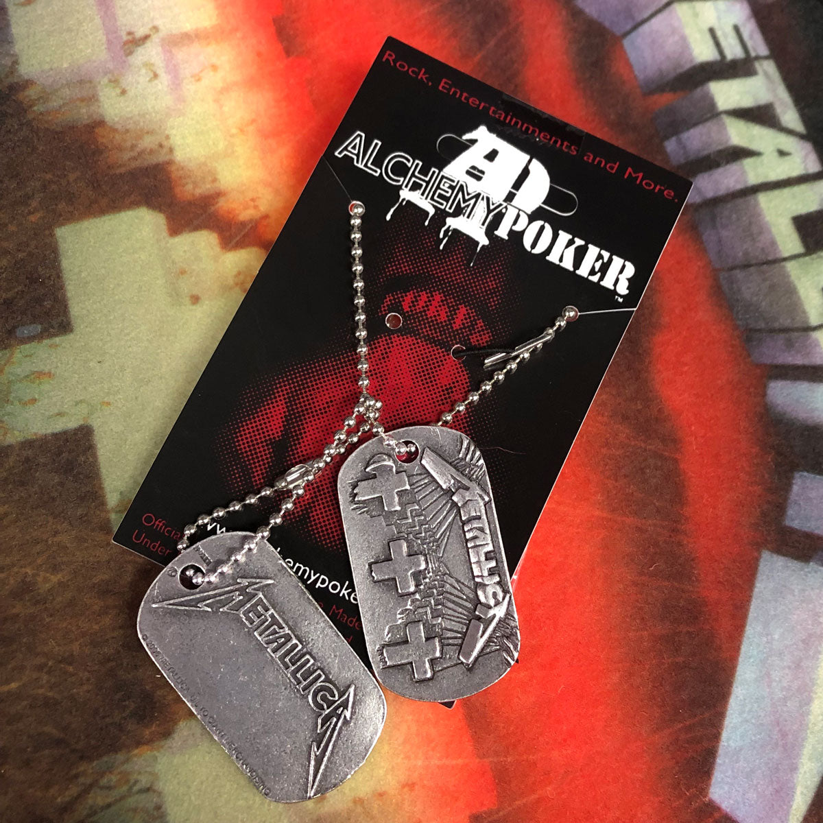 METALLICA Master of Puppets Dog Tags