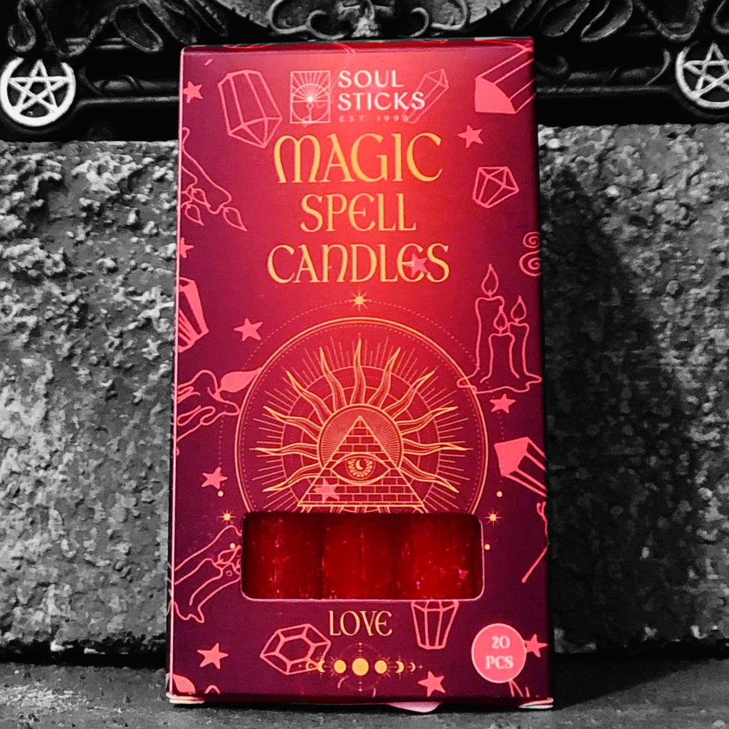 Spell Ritual Mini Candles - 20pk Love: Red