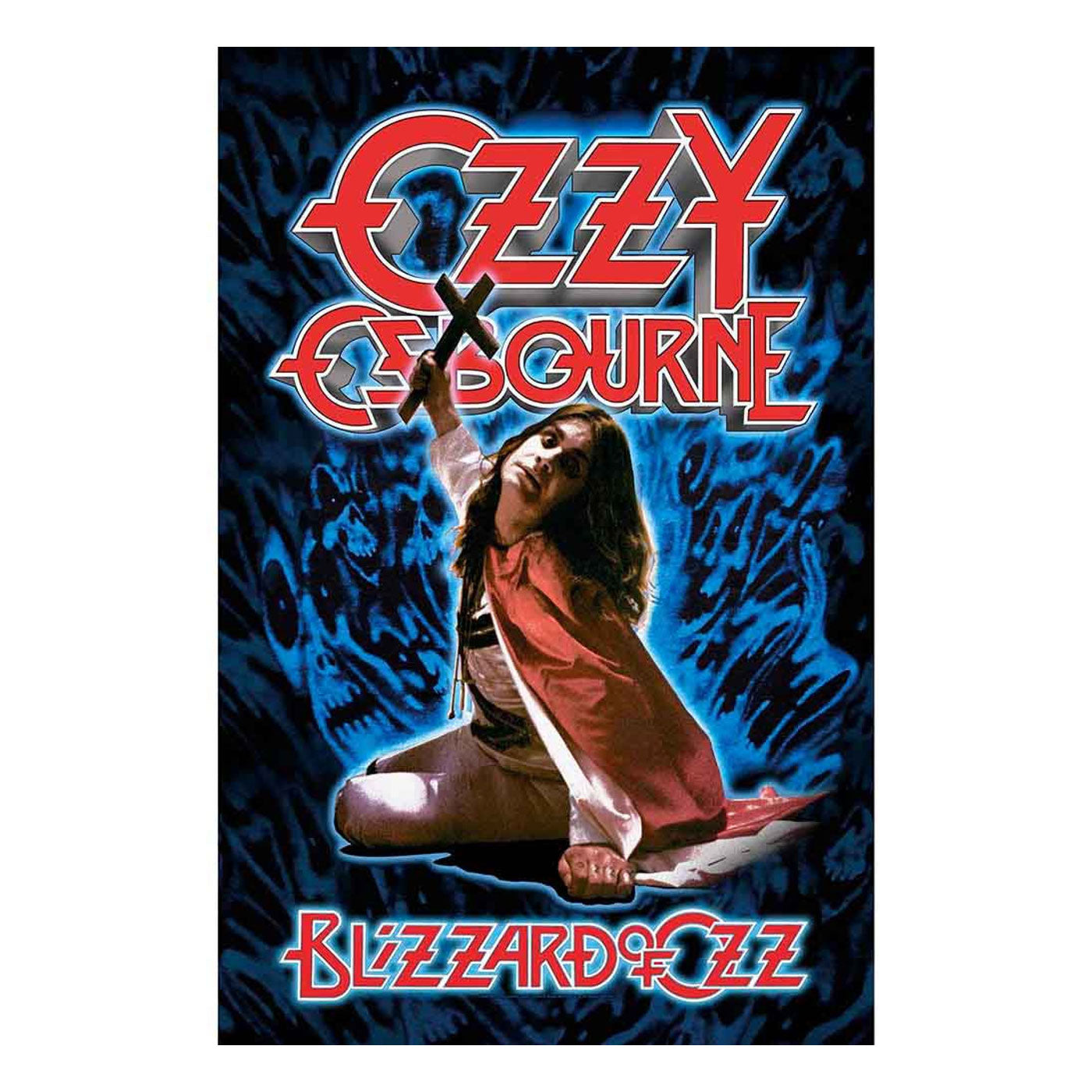 OZZY OSBOURNE Blizzard of Ozz (Blue) Wall Flag