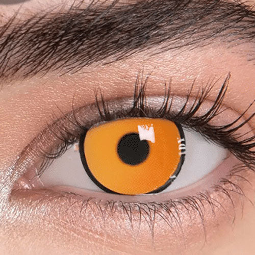 Horror Orange Contact Lenses