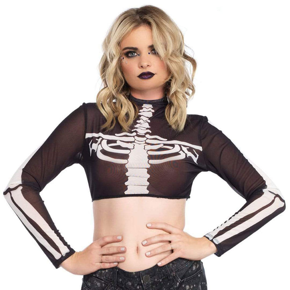 Bones Killer Mesh Crop