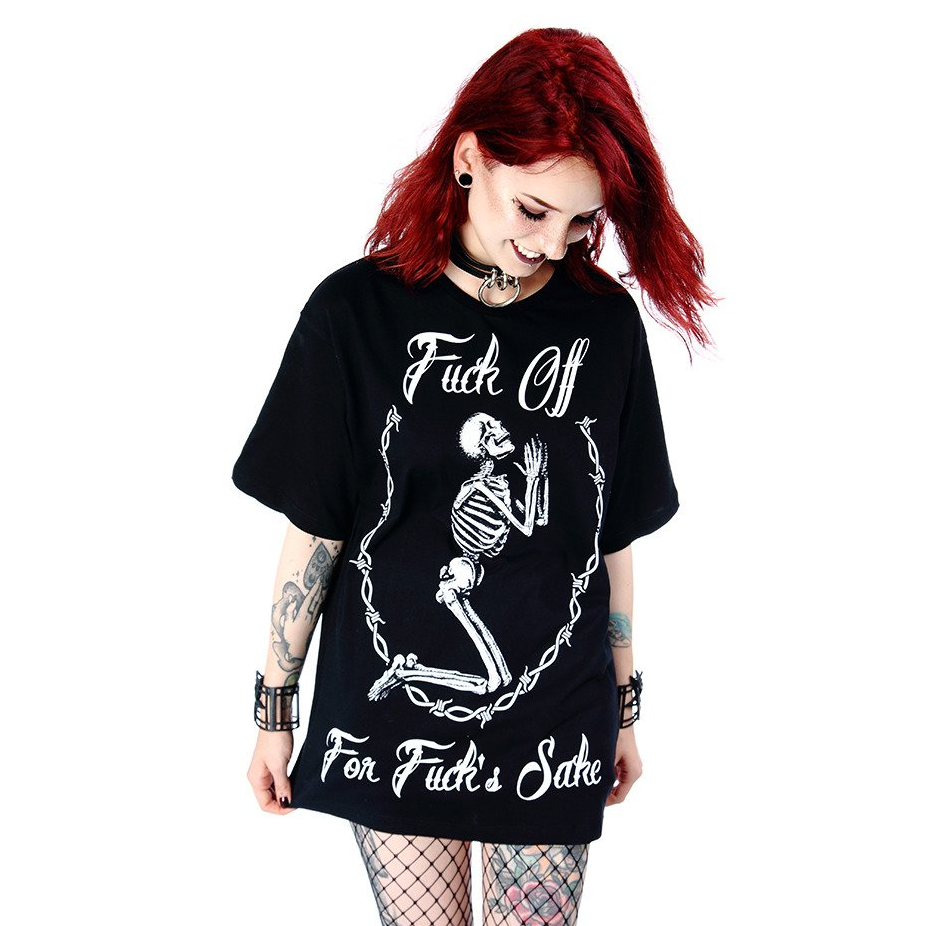 Oversized Fk Off For Fk Sake Tee