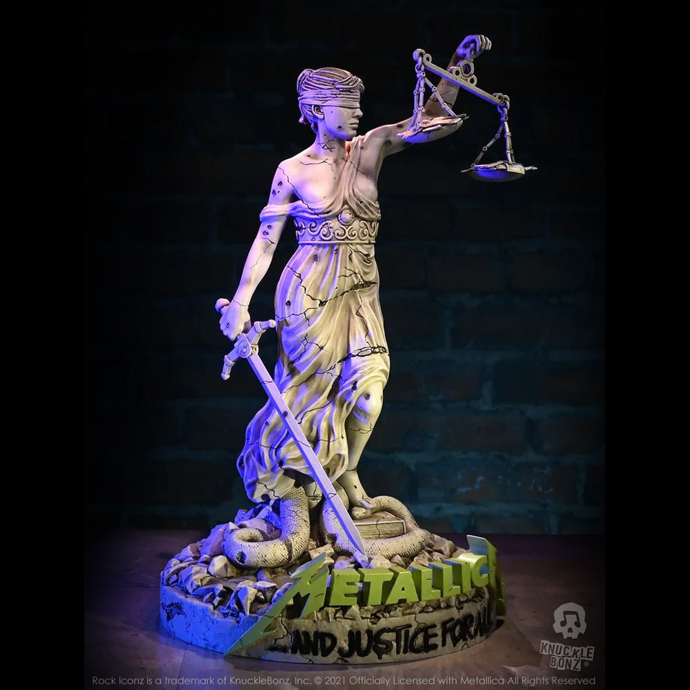 METALLICA - Lady Justice Rock Iconz Statue