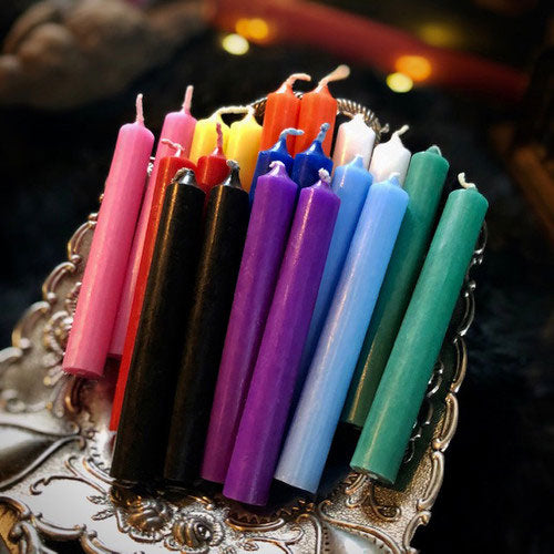 Spell Ritual Mini Candles Assorted Colours 12pk