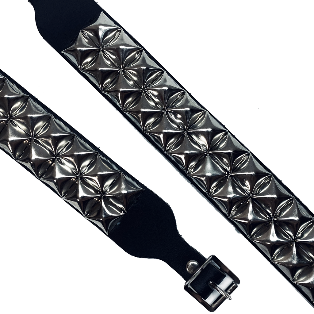 Deuce Leather Studded Collar