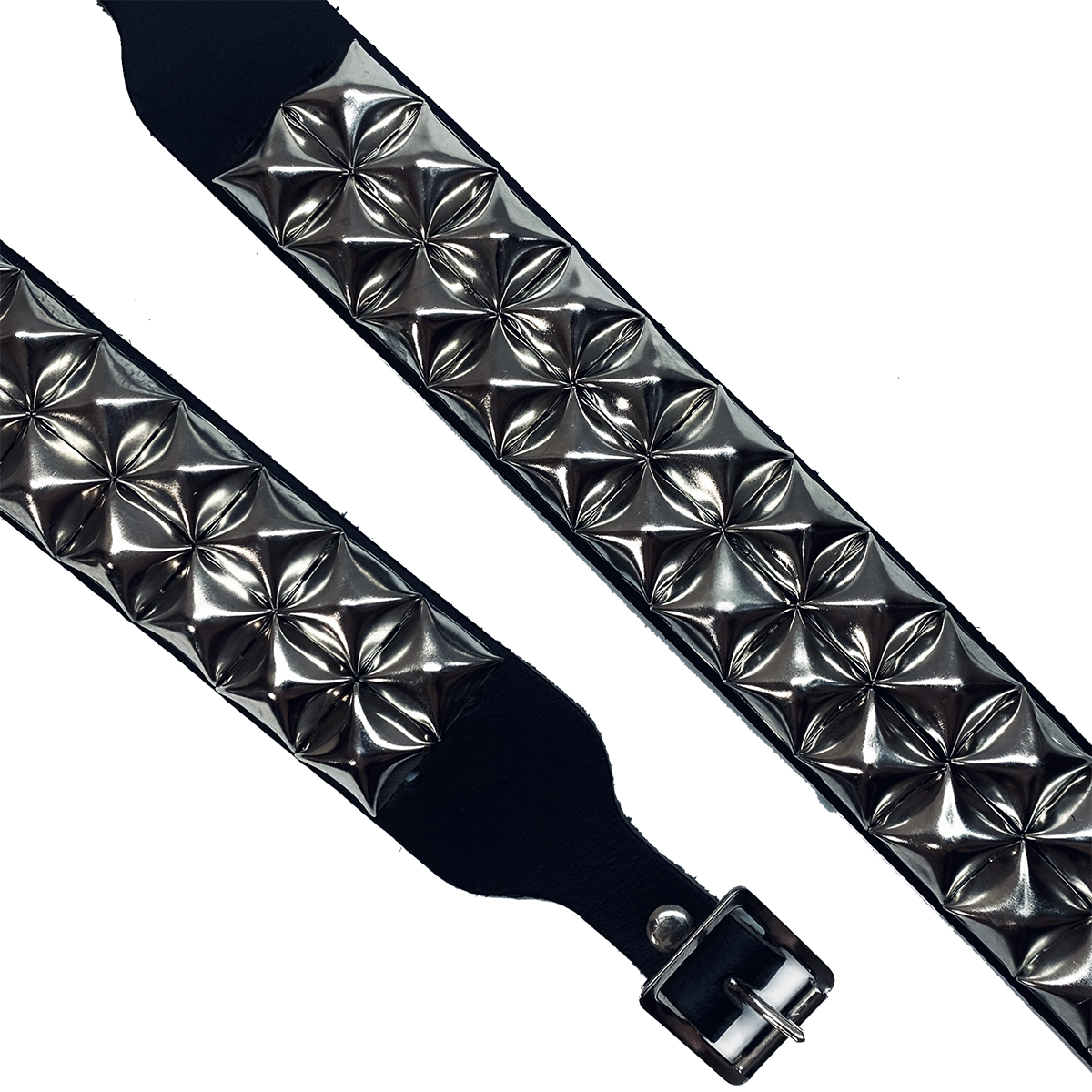Deuce Leather Studded Collar