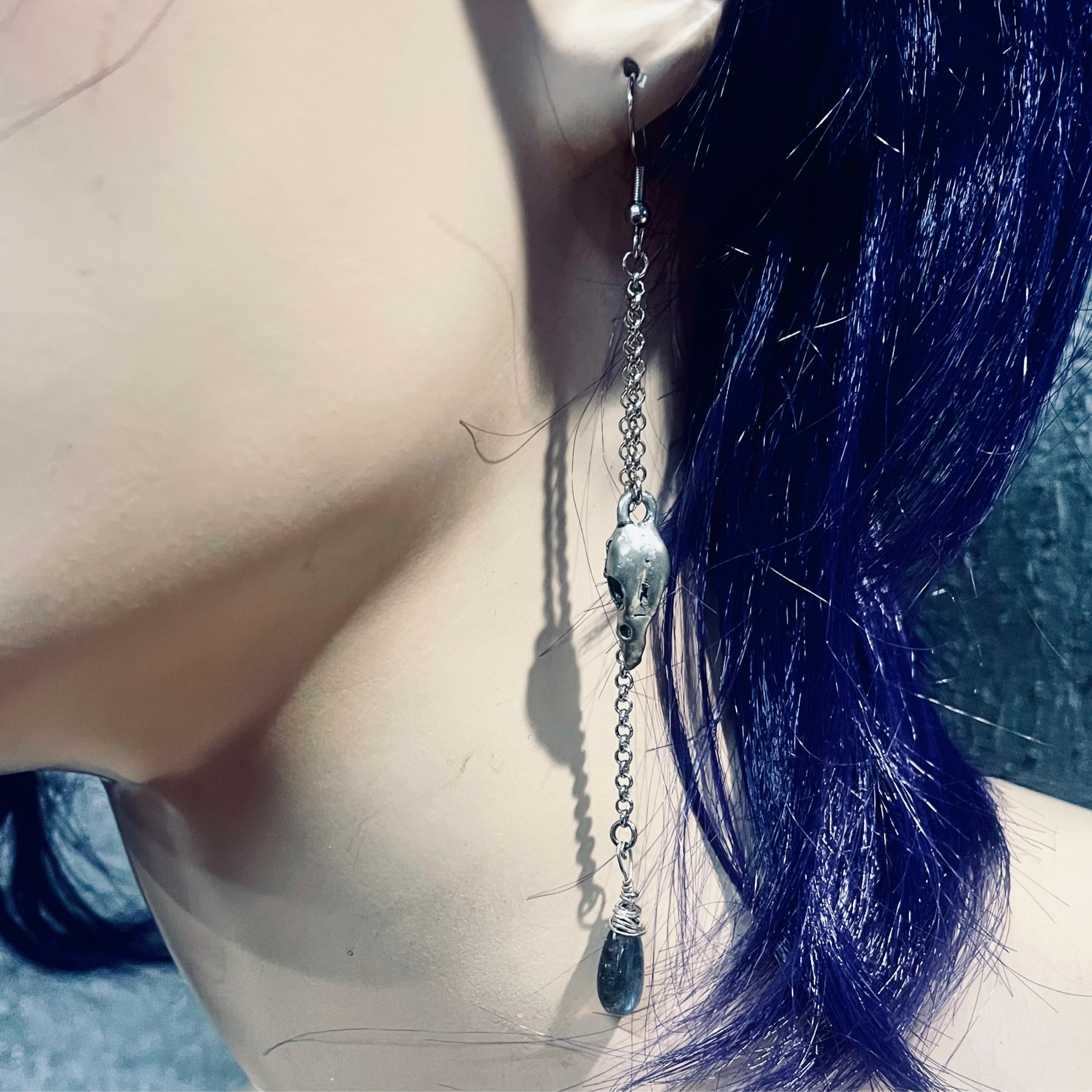 Precious Raven Earrings