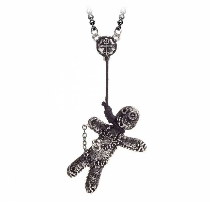 Voodoo Doll Pendant Necklace