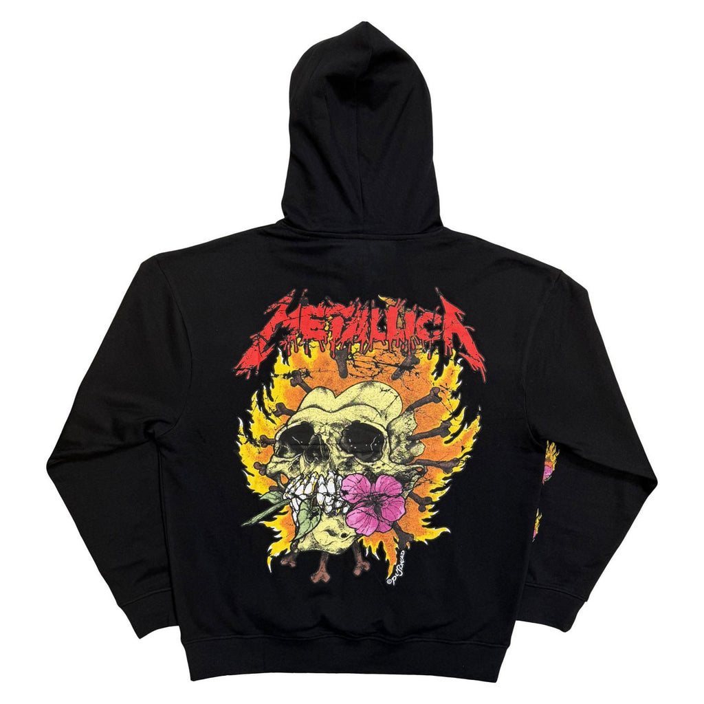 METALLICA Burning Flower Hood
