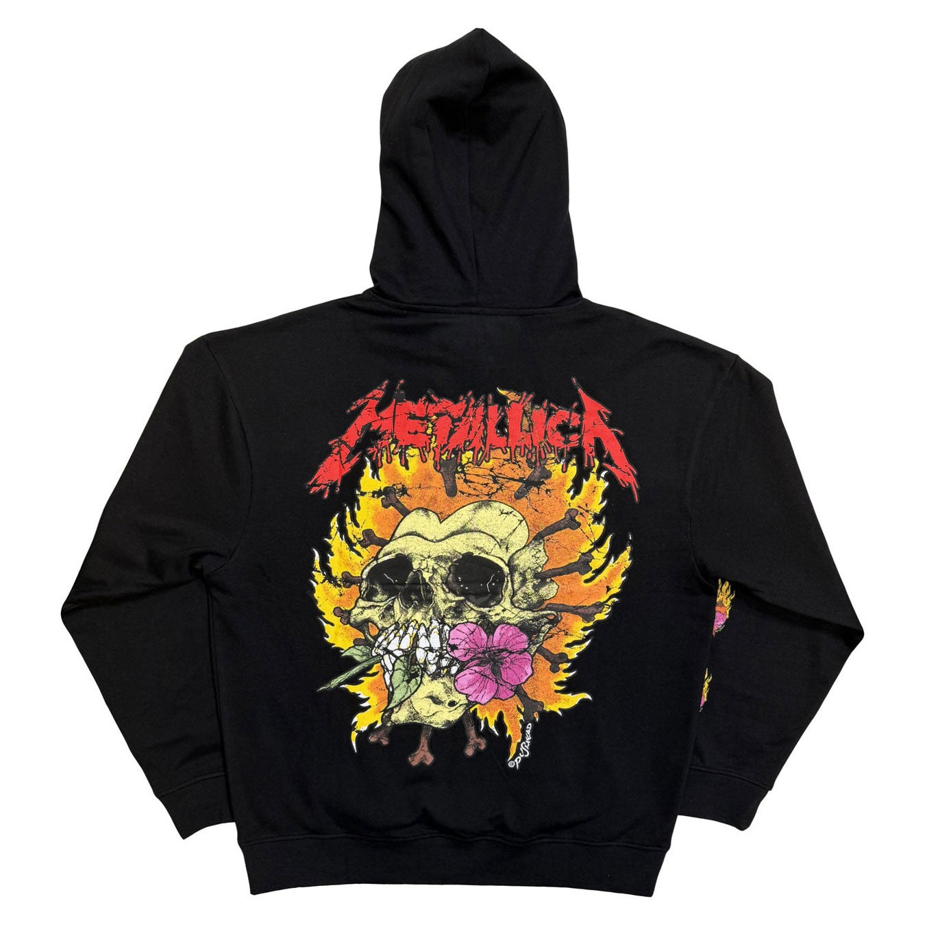 METALLICA Burning Flower Hood