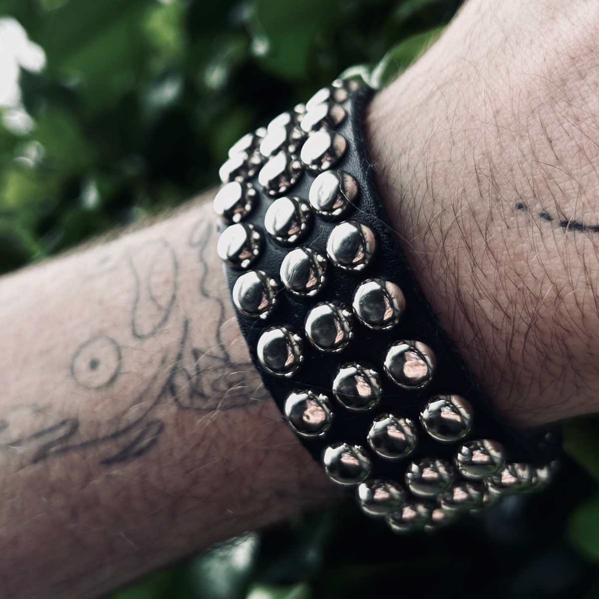 The Mosher Dome Studded Wrist Band