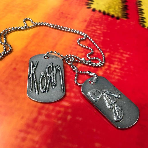 KORN Dog Tags Necklace