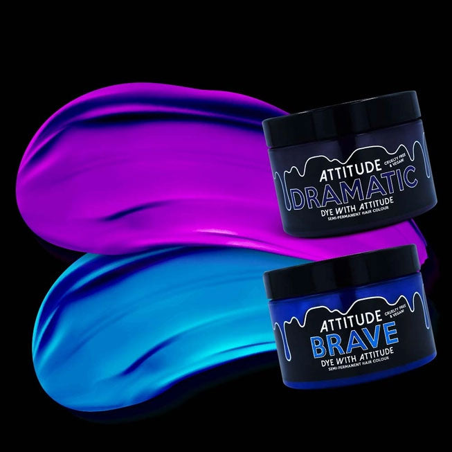 Space Angel Purple/Blue Attitude Hair Dye Duo