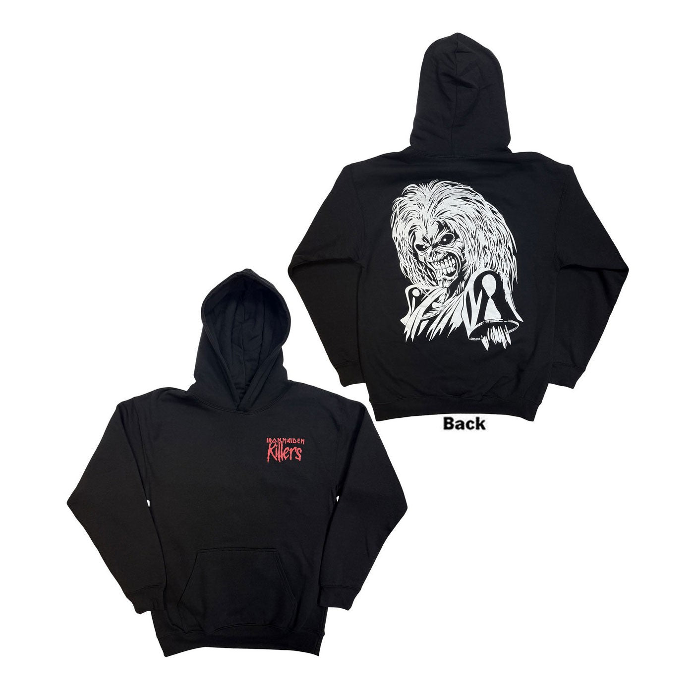 IRON MAIDEN Killers Pullover Hood (Backprint)