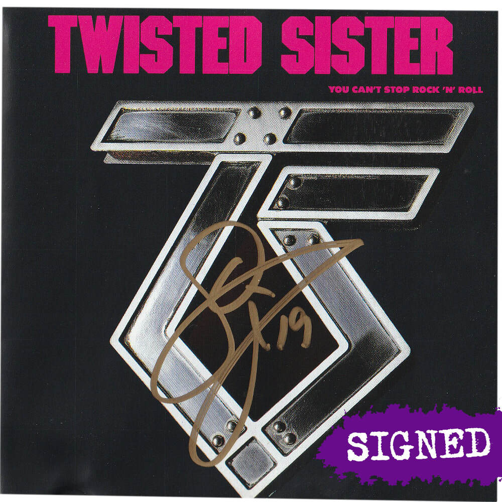TWISTED SISTER You Can't Stop Rock 'N' Roll CD (Signed) 1983