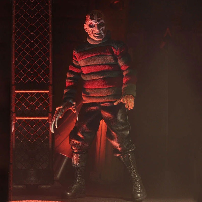 Freddy Kreuger - 8” Clothed Action Figure - Nightmare on Elm Street