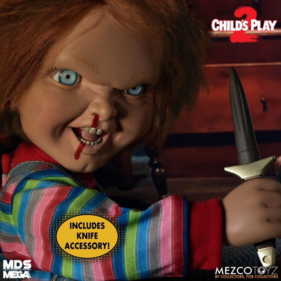 Child's Play 2 - Menacing Chucky Doll 15" Mega Figure