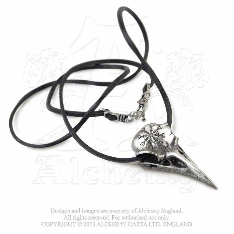 Helm Of Awe Ravenskull Necklace