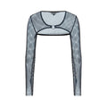Venus Metallic Blue Bolero