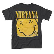 NIRVANA Box Face Yellow Tee