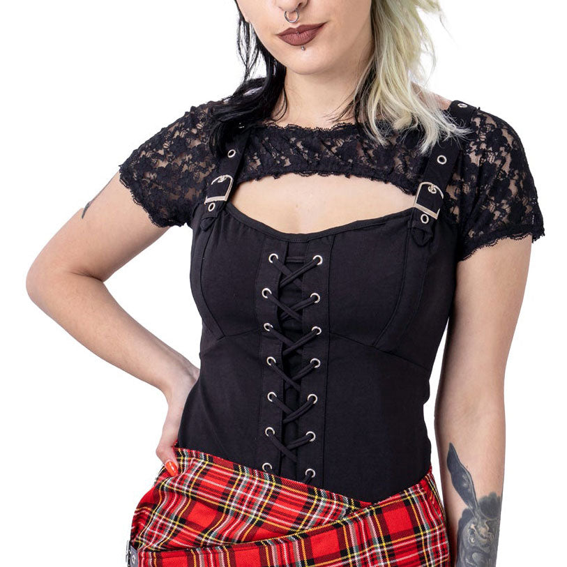 Moral Lace Bodice Top