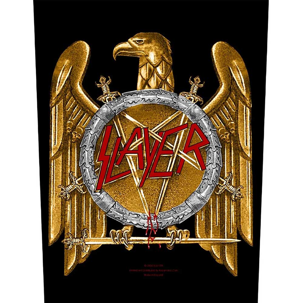 SLAYER Golden Eagle Back Patch