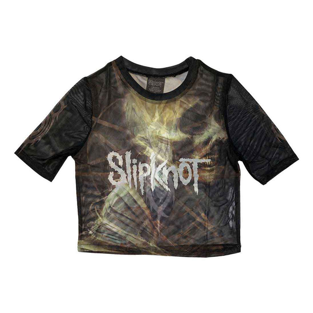 SLIPKNOT Mesh Crop Top