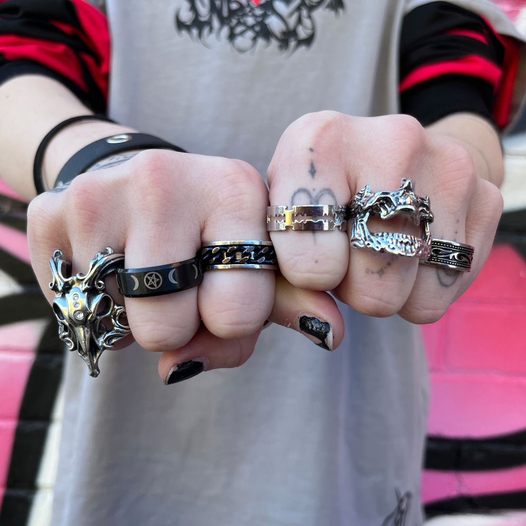 Amon Ra Skull Rabeschadel Ring