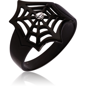 Web Caster Ring Stainless Steel