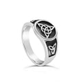 Triquetra Celtic Knot Sterling Silver Ring