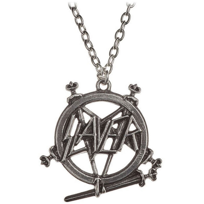 SLAYER Pentagram Logo Pendant Necklace