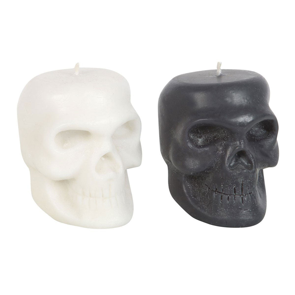 Dark Matter Ivory Skull Candle