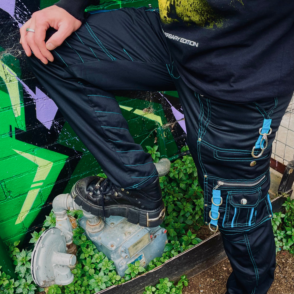 Holster Pants - Tron Blue