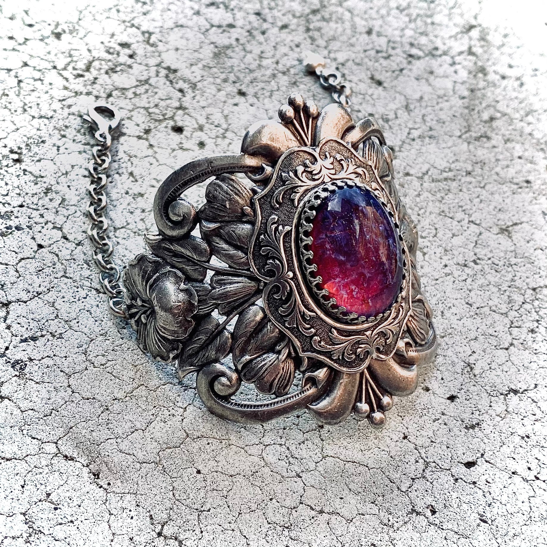 Dragons Breath Filigree Wrist Cuff