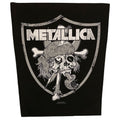 METALLICA Raiders Skull Back Patch