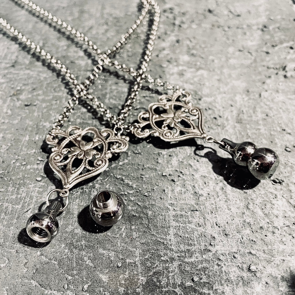 Jinn Cremation Vial Necklace